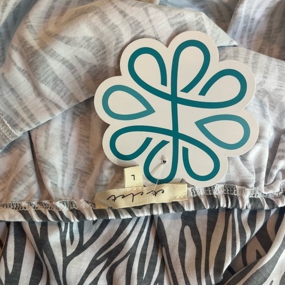 NWT ET CLET Forget About It Grey/White Dress Open Back Size Large Party Nite Out - Picture 10 of 11